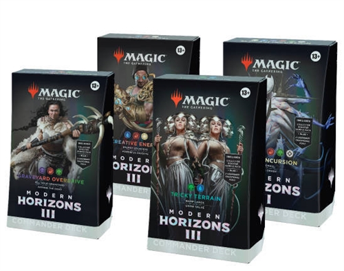 All 4 - Modern Horizons 3 - Commander deck - Magic the Gathering (ENG)